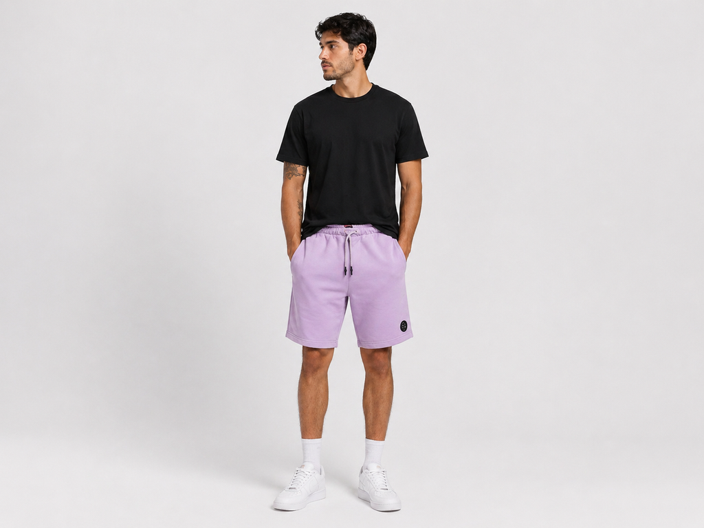 Off.354.PE2026M - LILAC "LOW MARK" BERMUDA SHORTS