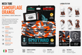 NECK TUBE - CAMOUFLAGE ORANGE
