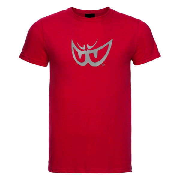 Brk 83 - T-Shirt Uomo - Biologico - Silver on Red Eyes - Berik