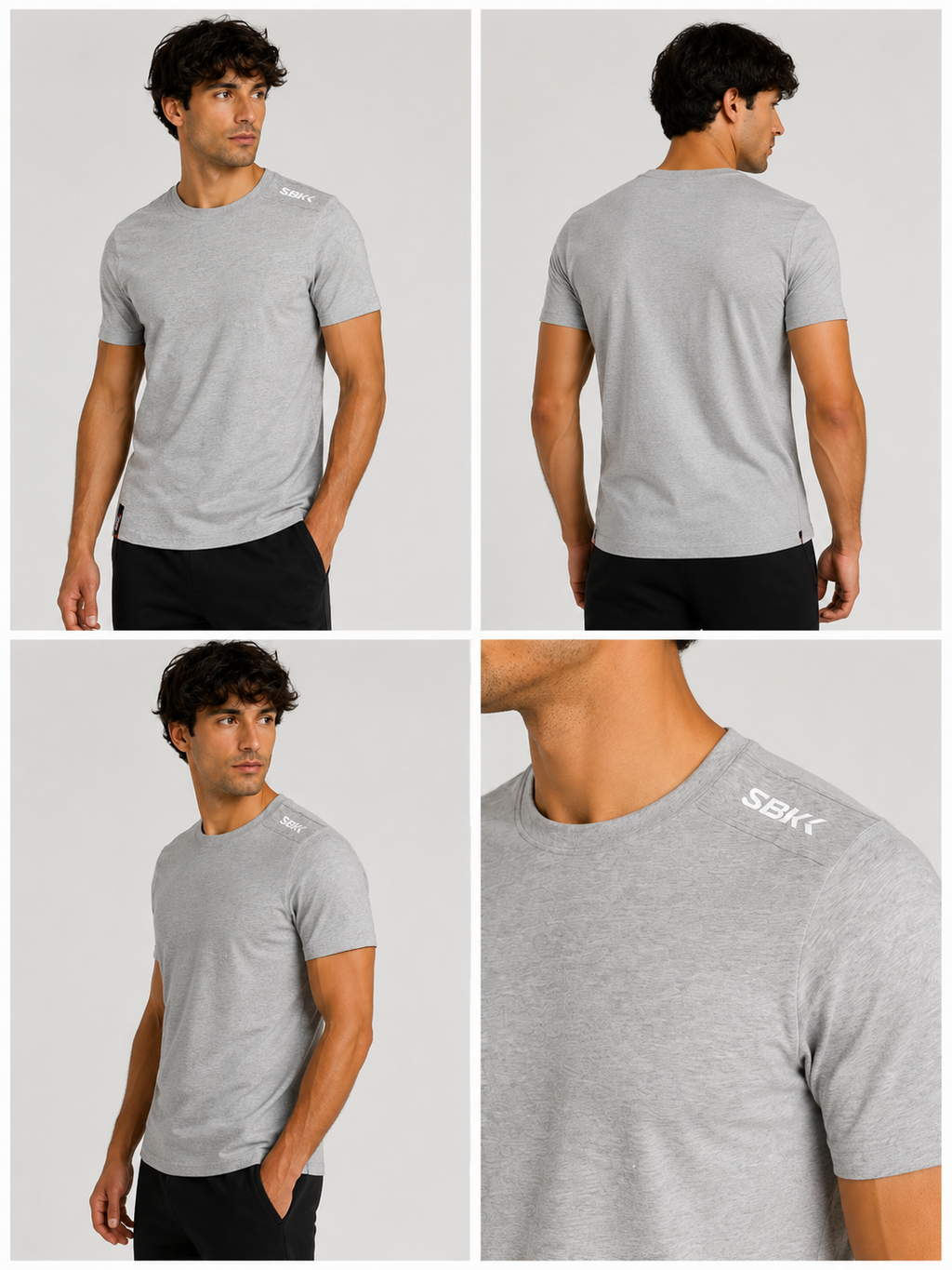 Off.305 T-Shirt SBK COLLECTION GREY