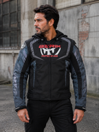 Brk 140 - NJ-183330FR-BK - Giacca in Nylon - NERO GRIGIO