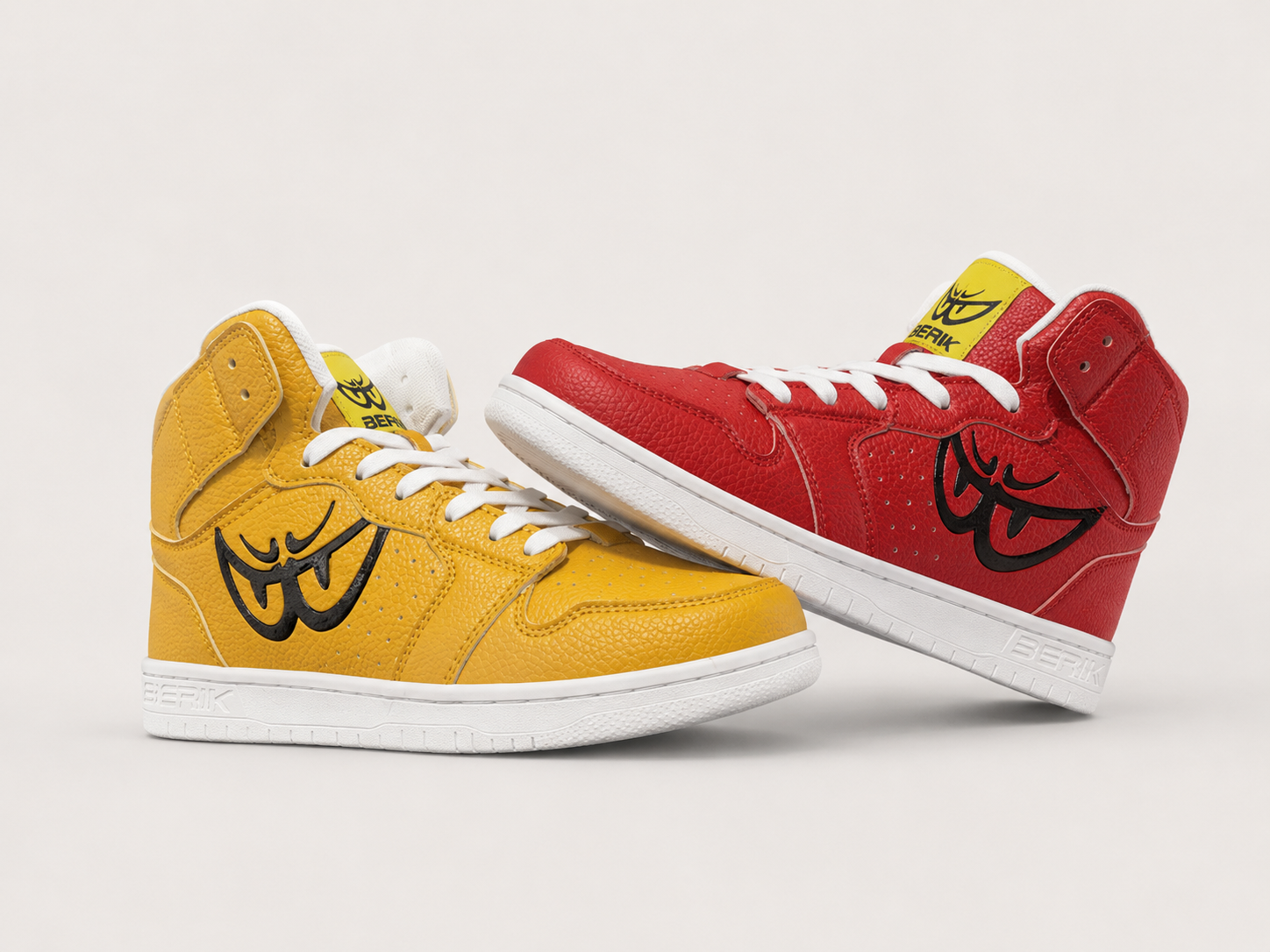 J1-2 Brk - Oran/Red - Shoes - Berik