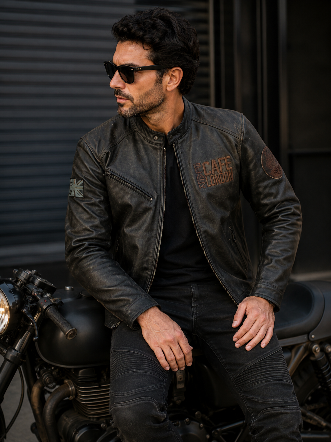 BLK 01 - Giacca in pelle - BLACK CAFE LONDON