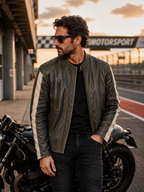 BLK 03 - Giacca in pelle - BLACK CAFE LONDON