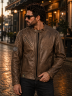 BLK 05 - Giacca in pelle - BLACK CAFE LONDON