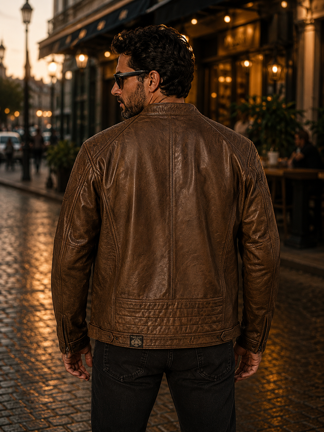 BLK 05 - Giacca in pelle - BLACK CAFE LONDON