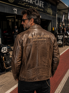 BLK 09 - Giacca in pelle - BLACK CAFE LONDON