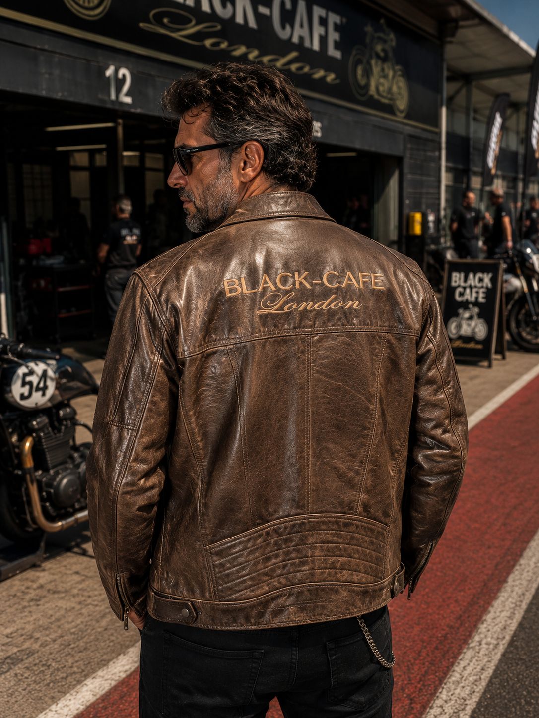 BLK 09 - Giacca in pelle - BLACK CAFE LONDON