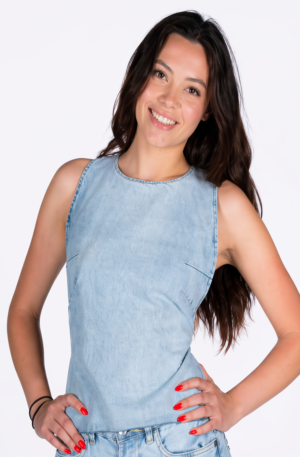 Off.376.SLE5TS025302D - TOP LIGHT DENIM