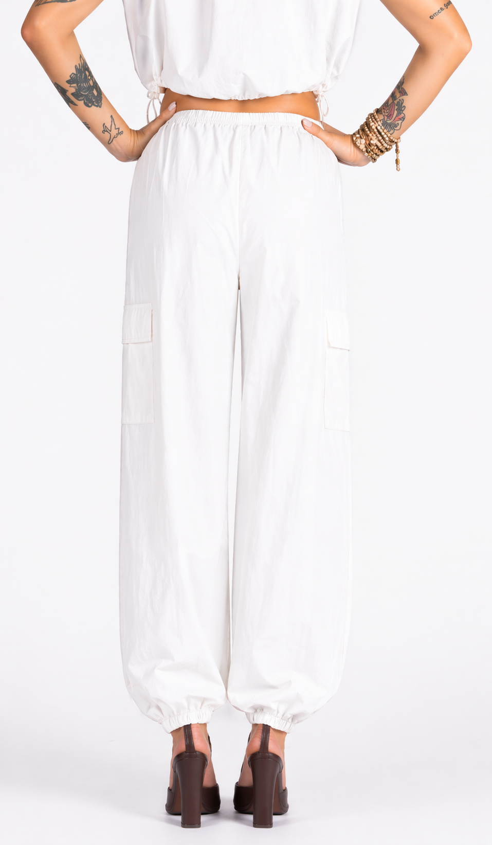Off.393.SLE4PT030895D - PANT WHT