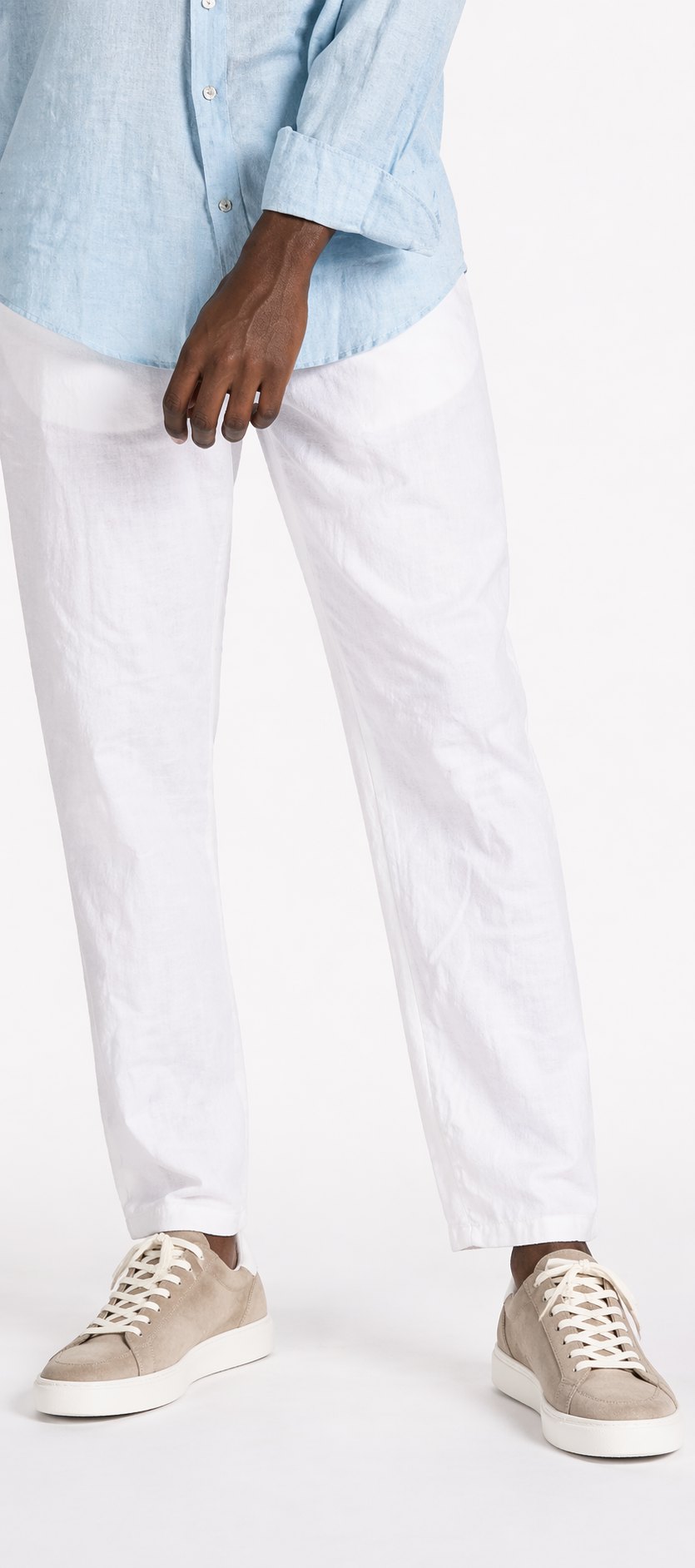 Off.404.LVE6PT002078U - PANTA MAN WHITE
