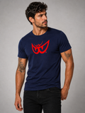 Brk 81 - T-Shirt Uomo - Biologico - Red on Blu Eyes - Berik