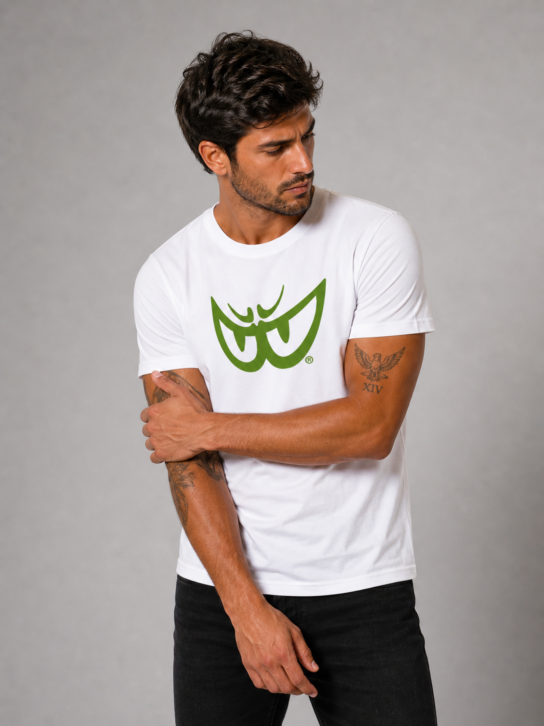 Brk 16 - T-Shirt Uomo - Biologico - Green Eyes - Berik