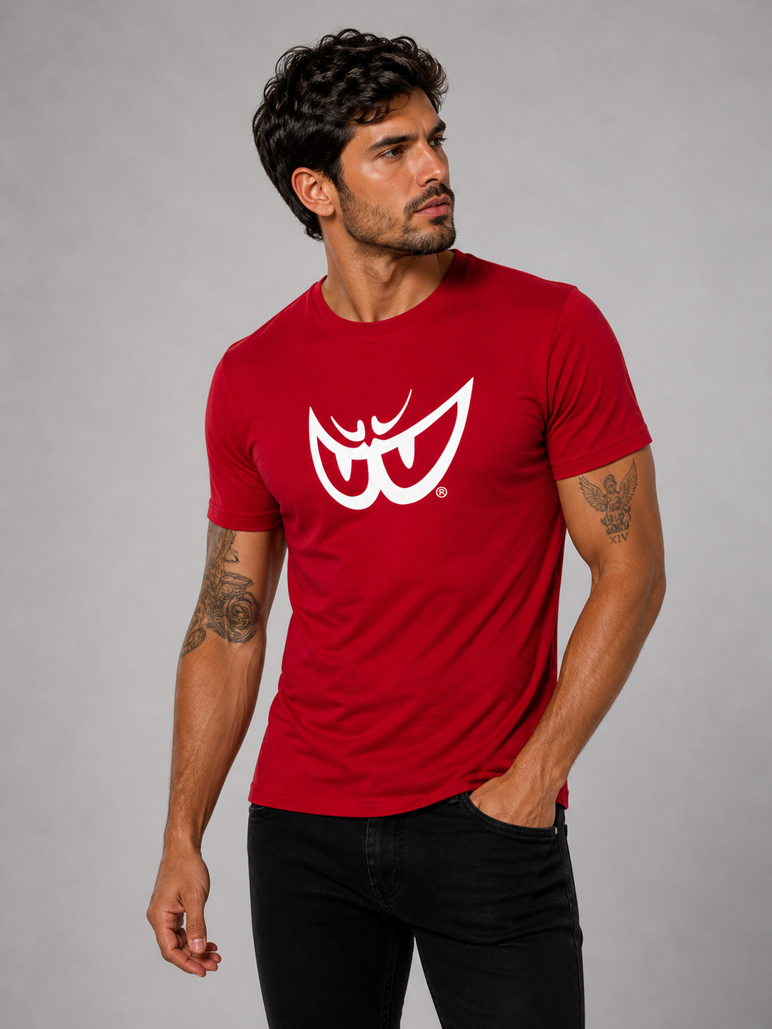 Brk 18 - T-Shirt Uomo - Biologico - White Eyes - Berik