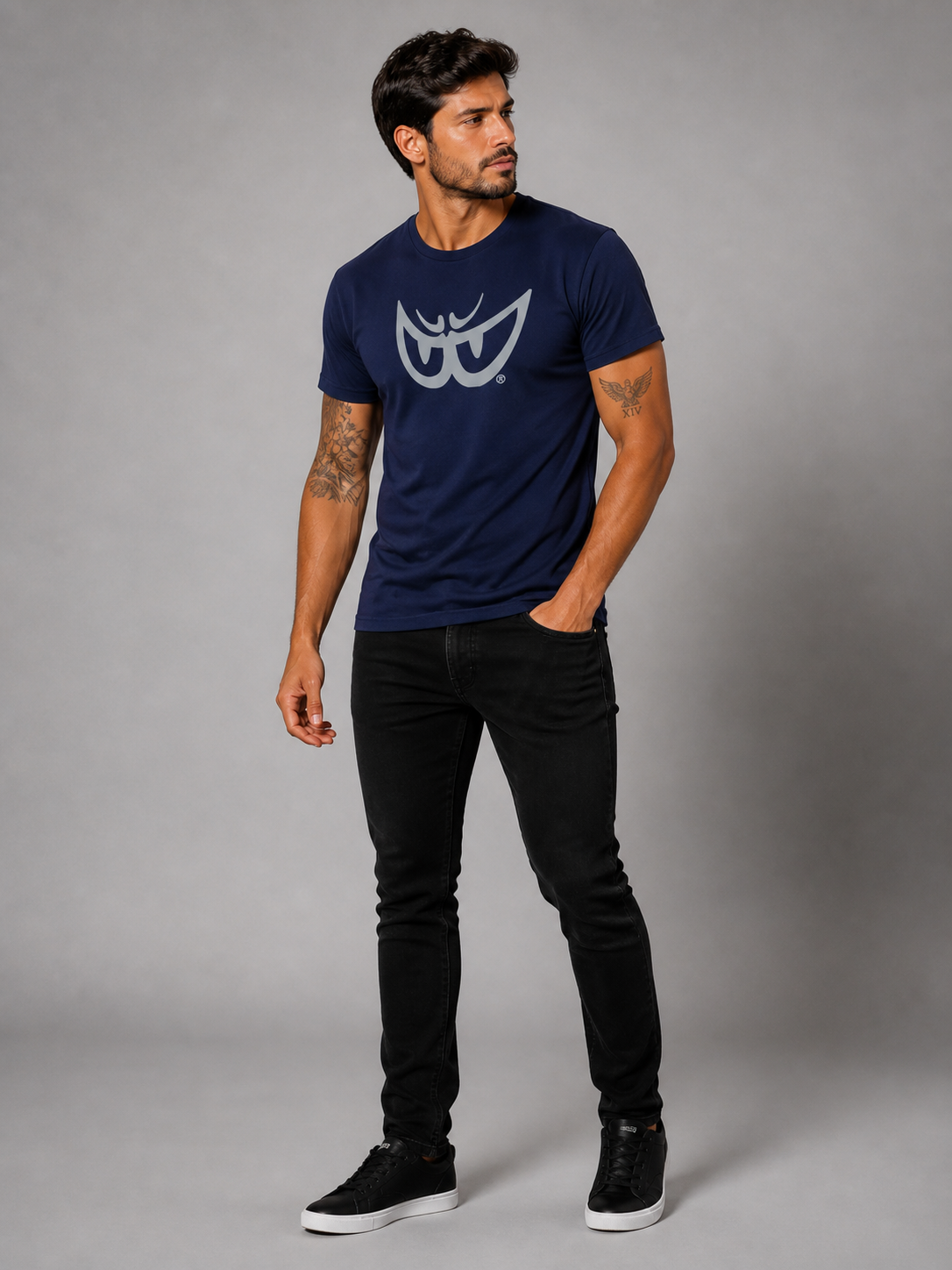 Brk 19 - T-Shirt Uomo - Biologico - Silver Eyes - Berik