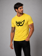 Brk 79 - T-Shirt Uomo - Biologico - Black on Yellow Eyes - Berik