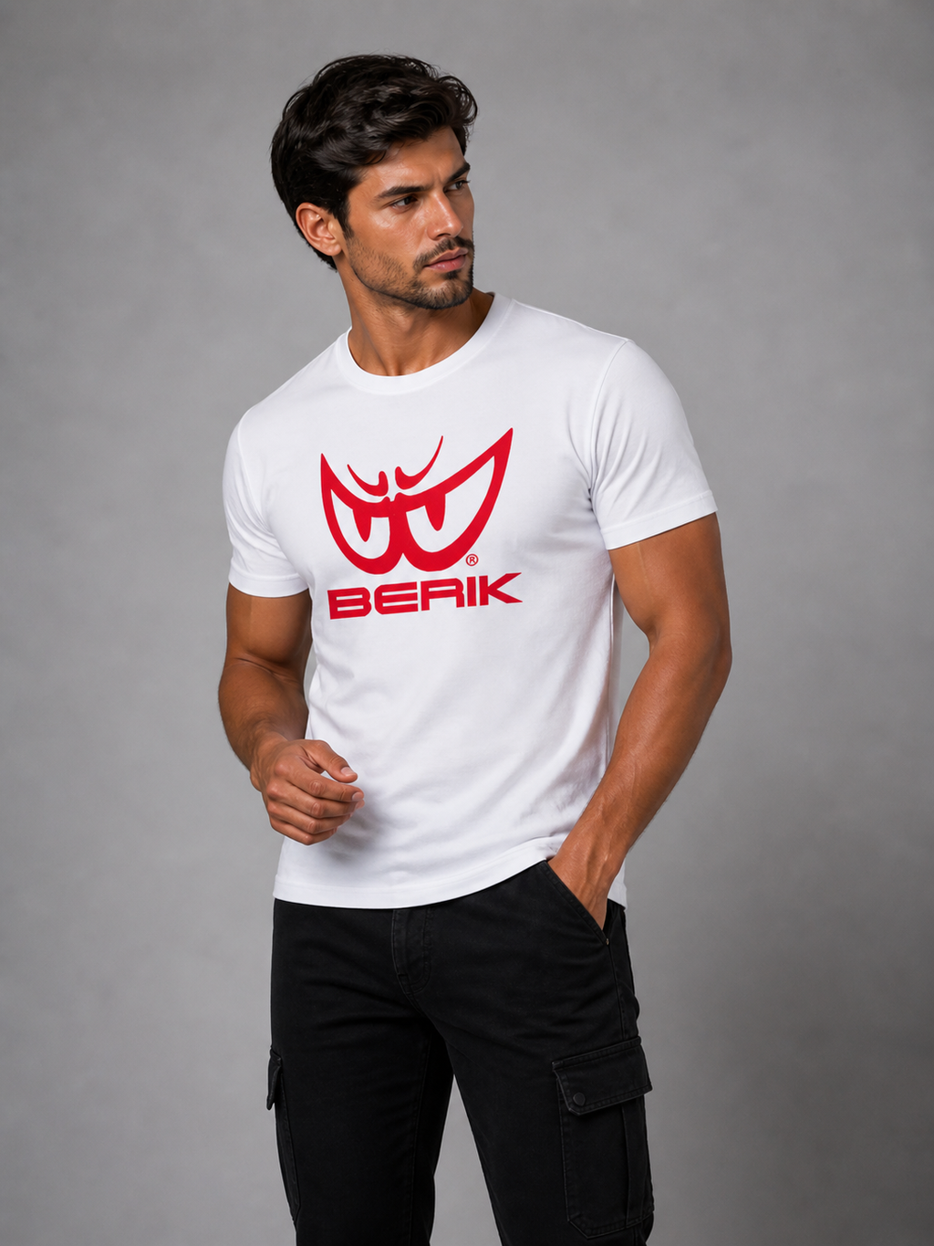 Brk 33 - Men's T-Shirt - Sport - Red Logo - Berik