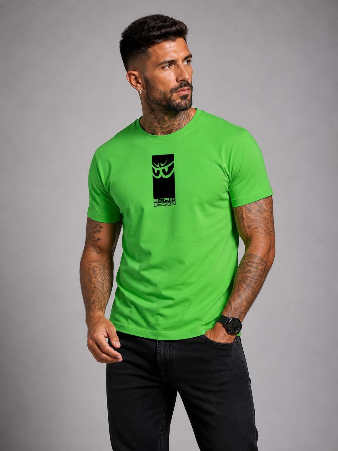 Brk 27 - T-Shirt Uomo - Line - Berik