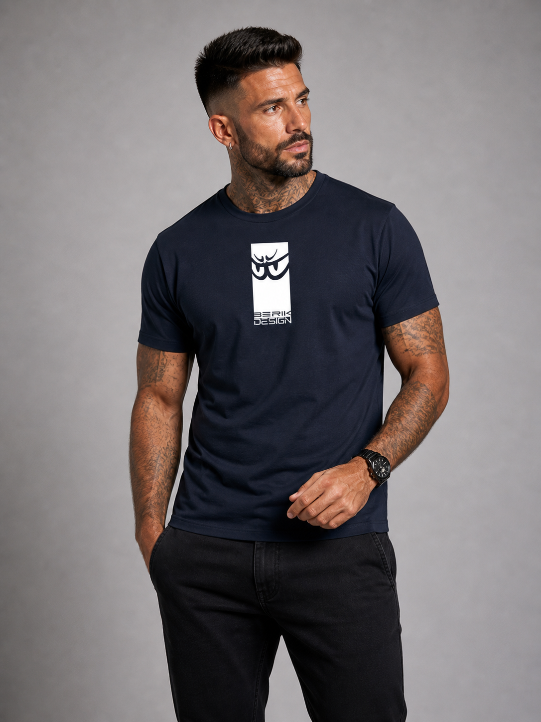 Brk 28 - T-Shirt Uomo - Line - Berik