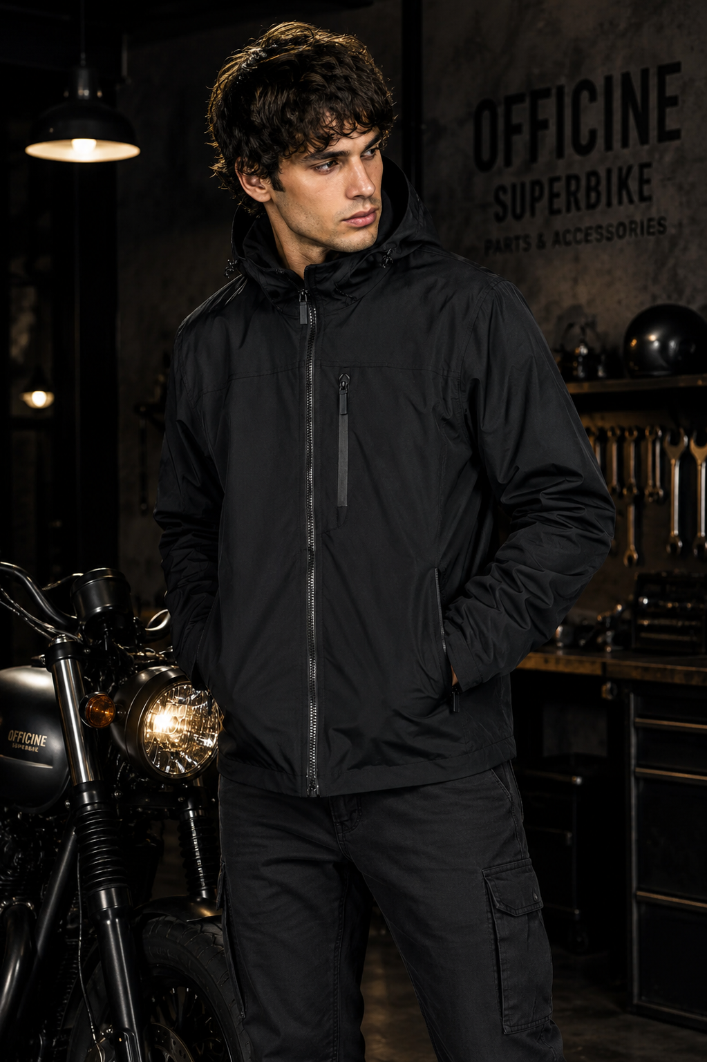 Off.418.JSE6GB031255U - GIUBBETTO BLK