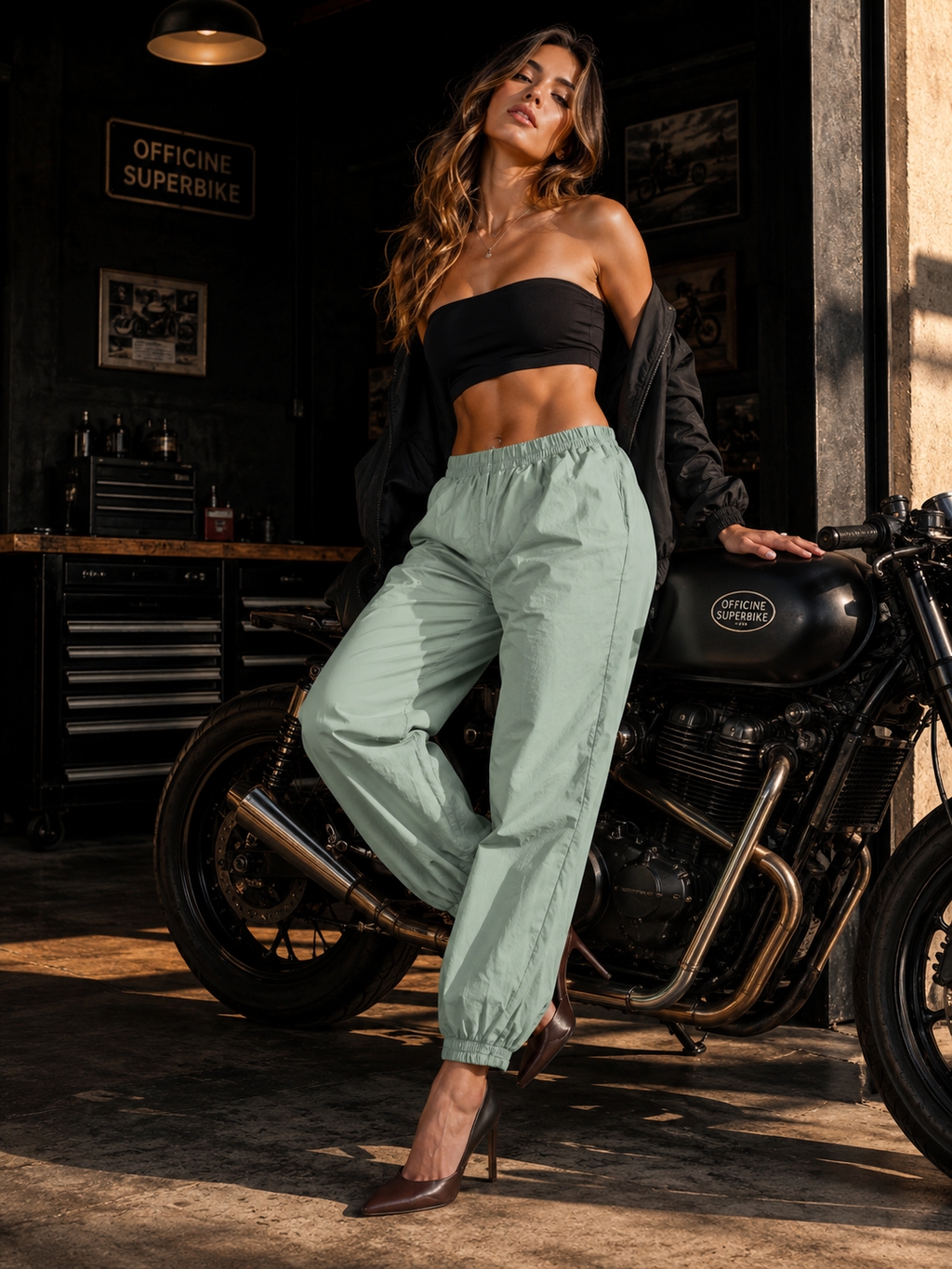 Off.394.SLE4PT030896D - SIMPLE SAGE PANT