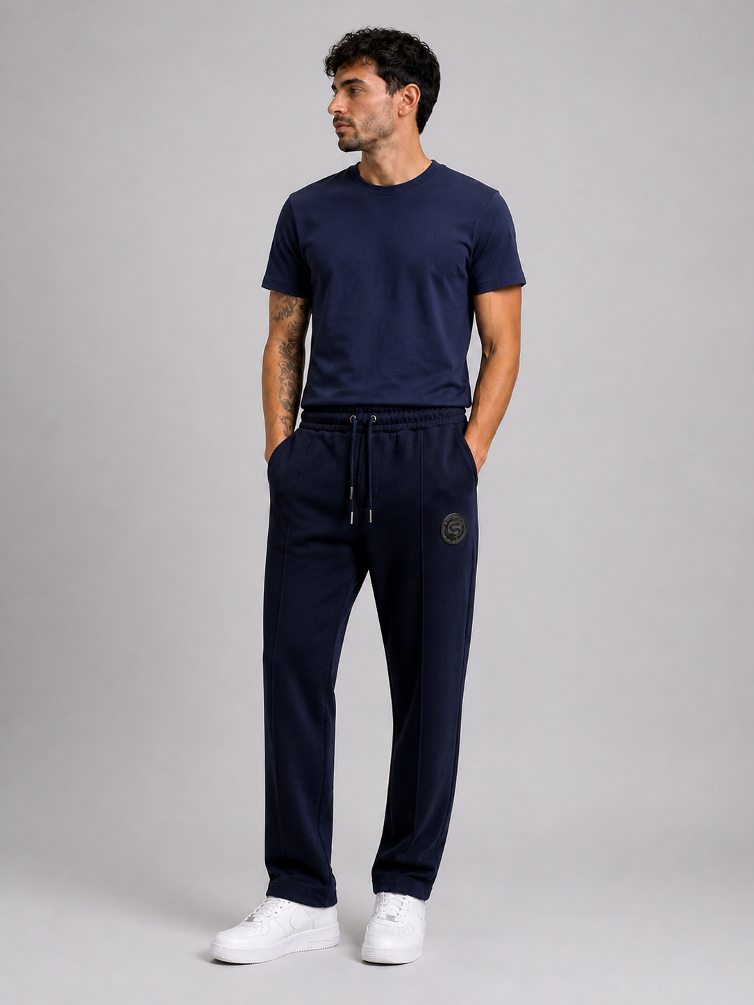 Off.344.PE2026M - "LOW MARK" PANTA BLU