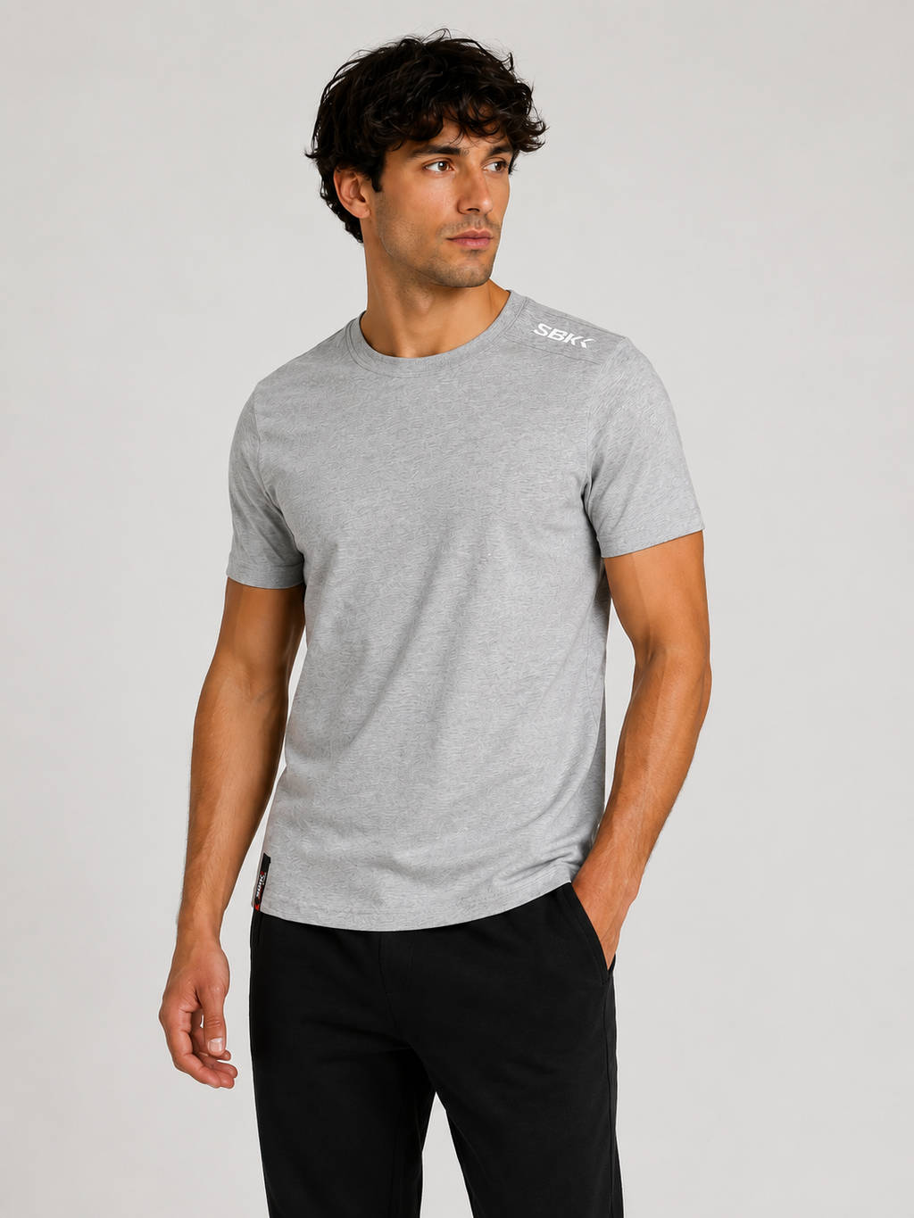 Off.305 T-Shirt SBK COLLECTION GREY