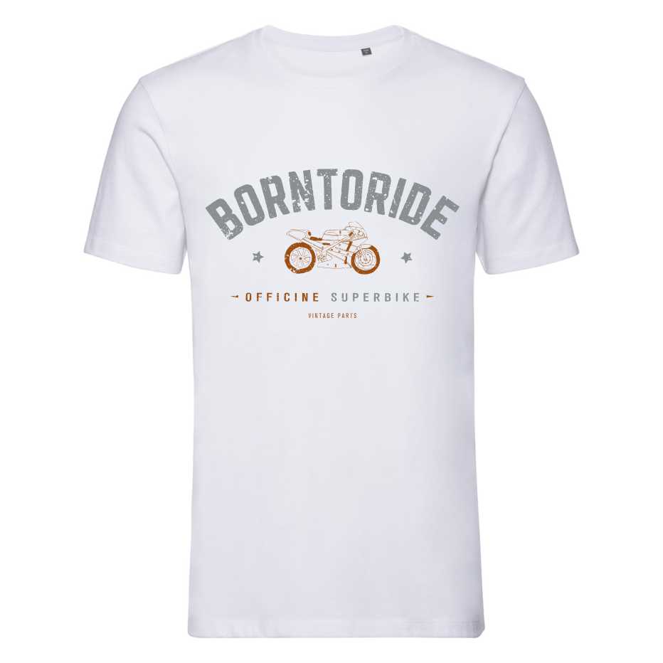 Off 112 - T-Shirt Uomo Elegance Style - Born - Officine Superbike
