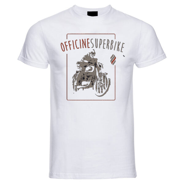 Off 20 - T-Shirt Uomo - Elegance Style - Old Moto - Officine Superbike