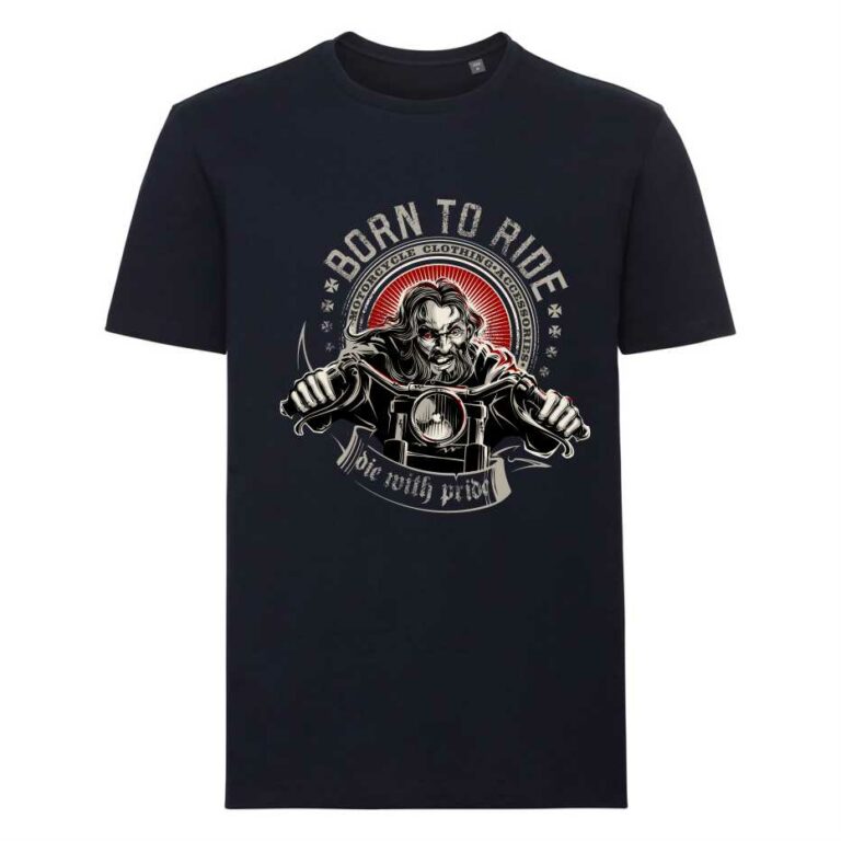 Off 73 - T-Shirt Uomo - Rock Style - Born to Ride - Officine Superbike